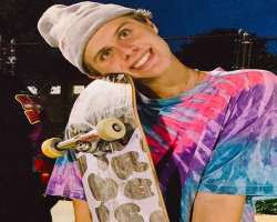 The star enjoys skateboarding in his free time.